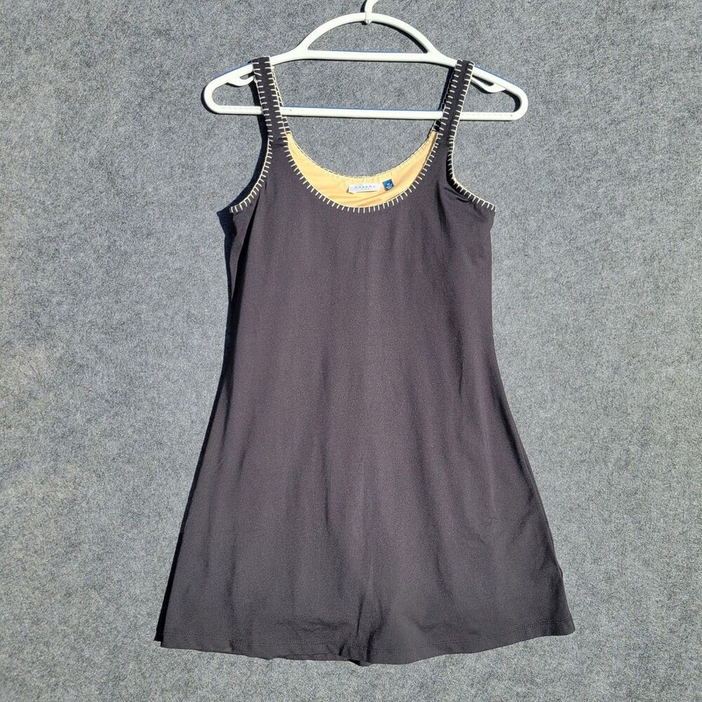 Women’s Cabana Life Dress Size XS Black Active Sport Wear Lined UPF 50